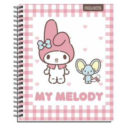 Pack 10 cuadernos My Melody Proarte 100H 7mm