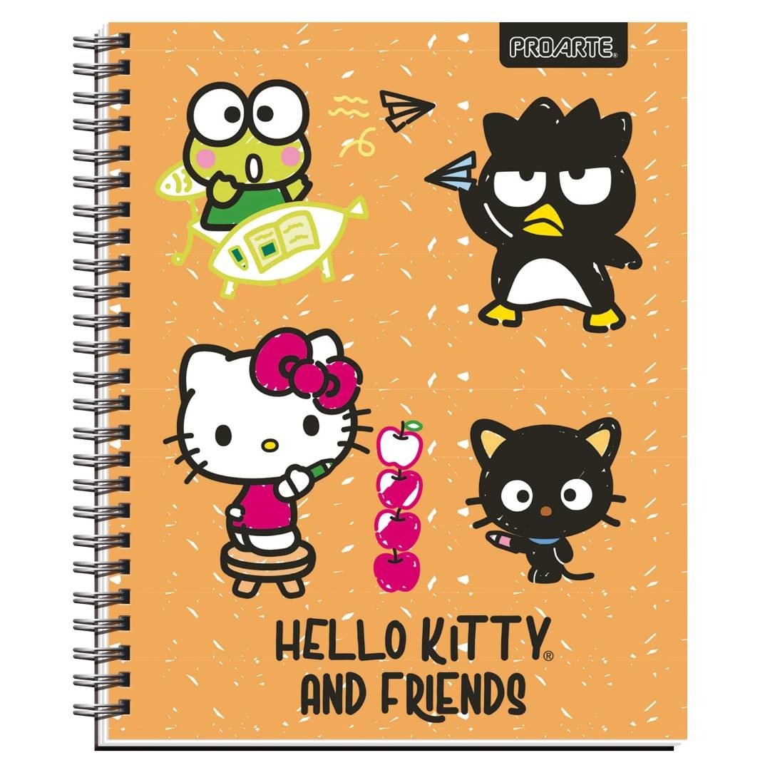 Pack 10 cuaderno Hello Kitty and Friends 100H 7mm