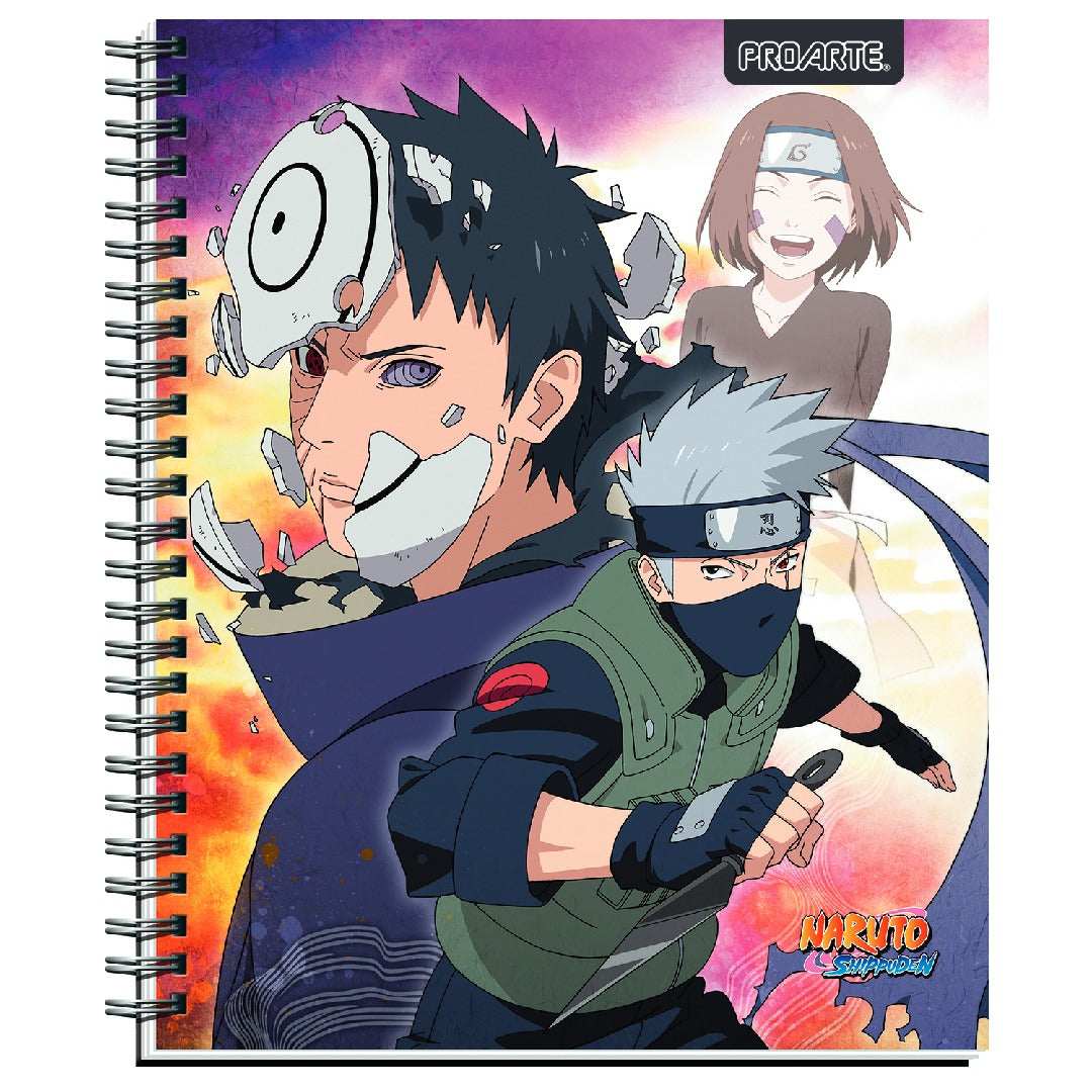 Pack 10 cuadernos Naruto Proarte 100H 7mm