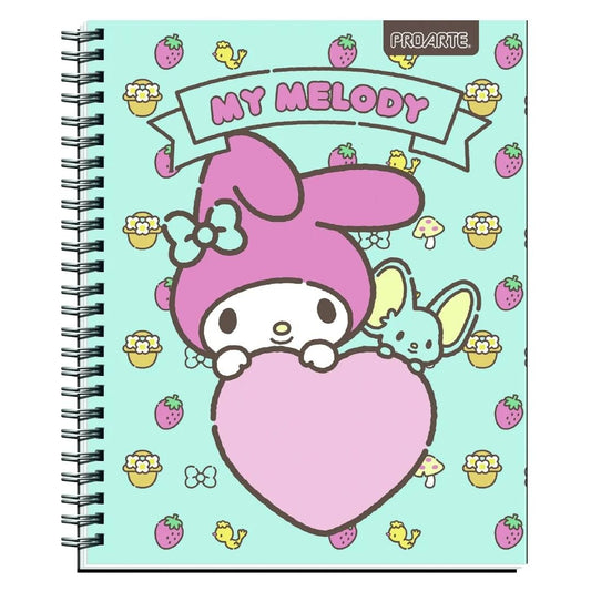 Pack 10 cuadernos My Melody Proarte 100H 7mm