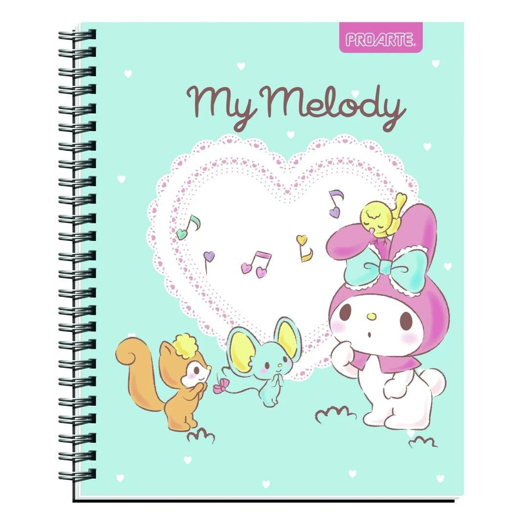 Pack 10 cuadernos My Melody Proarte 100H 7mm