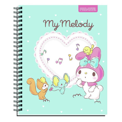 Pack 10 cuadernos My Melody Proarte 100H 7mm
