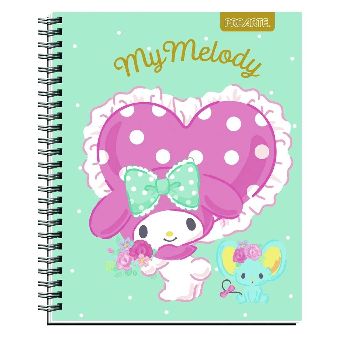 Pack 10 cuadernos My Melody Proarte 100H 7mm