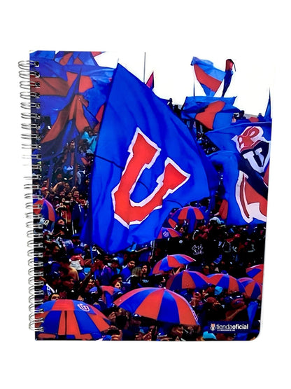 Pack 10 Cuadernos Universitario De La U De Chile 100hojas 7mm