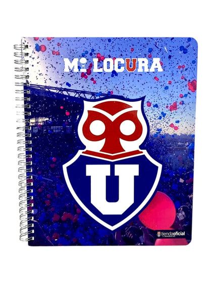 Pack 10 Cuadernos Universitario De La U De Chile 100hojas 7mm