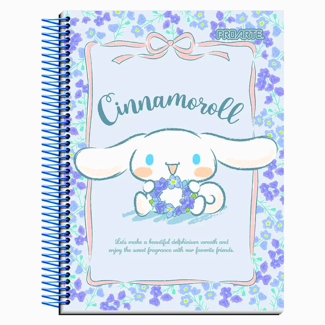Pack 6 cuadernos Cinnamoroll Proarte 3 materias 150H 7mm