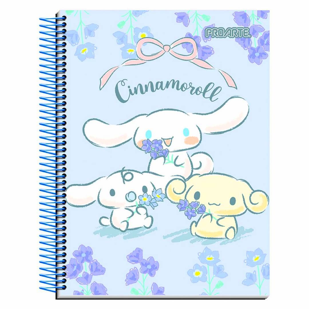 Pack 6 cuadernos Cinnamoroll Proarte 3 materias 150H 7mm