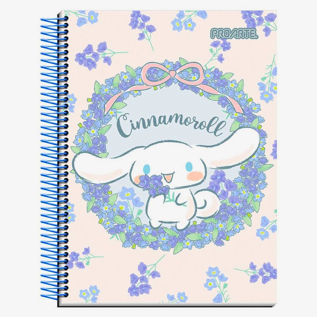 Pack 6 cuadernos Cinnamoroll Proarte 3 materias 150H 7mm