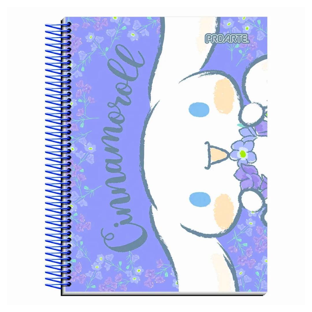 Pack 6 cuadernos Cinnamoroll Proarte 3 materias 150H 7mm