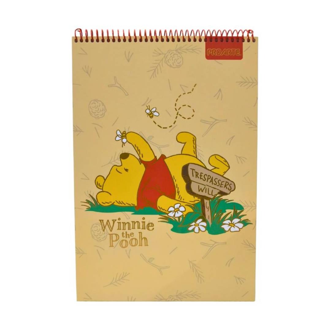 Croquera Oficio 80 Hojas Winnie The Pooh Proarte