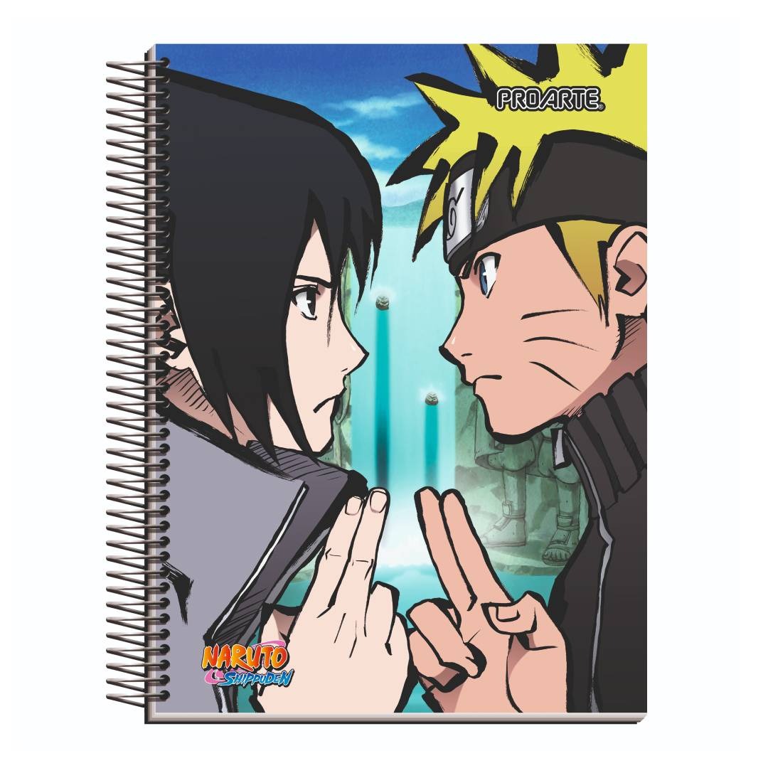 Pack 6 cuadernos Naruto Proarte 3 materias 150H 7mm