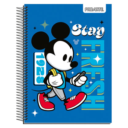 Pack 6 cuadernos Mickey Mouse Proarte 3 materias 150H 7mm