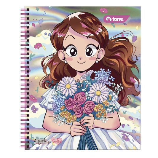 Pack 10 cuadernos Alegrìa y Sofìa Torre 100H 7mm