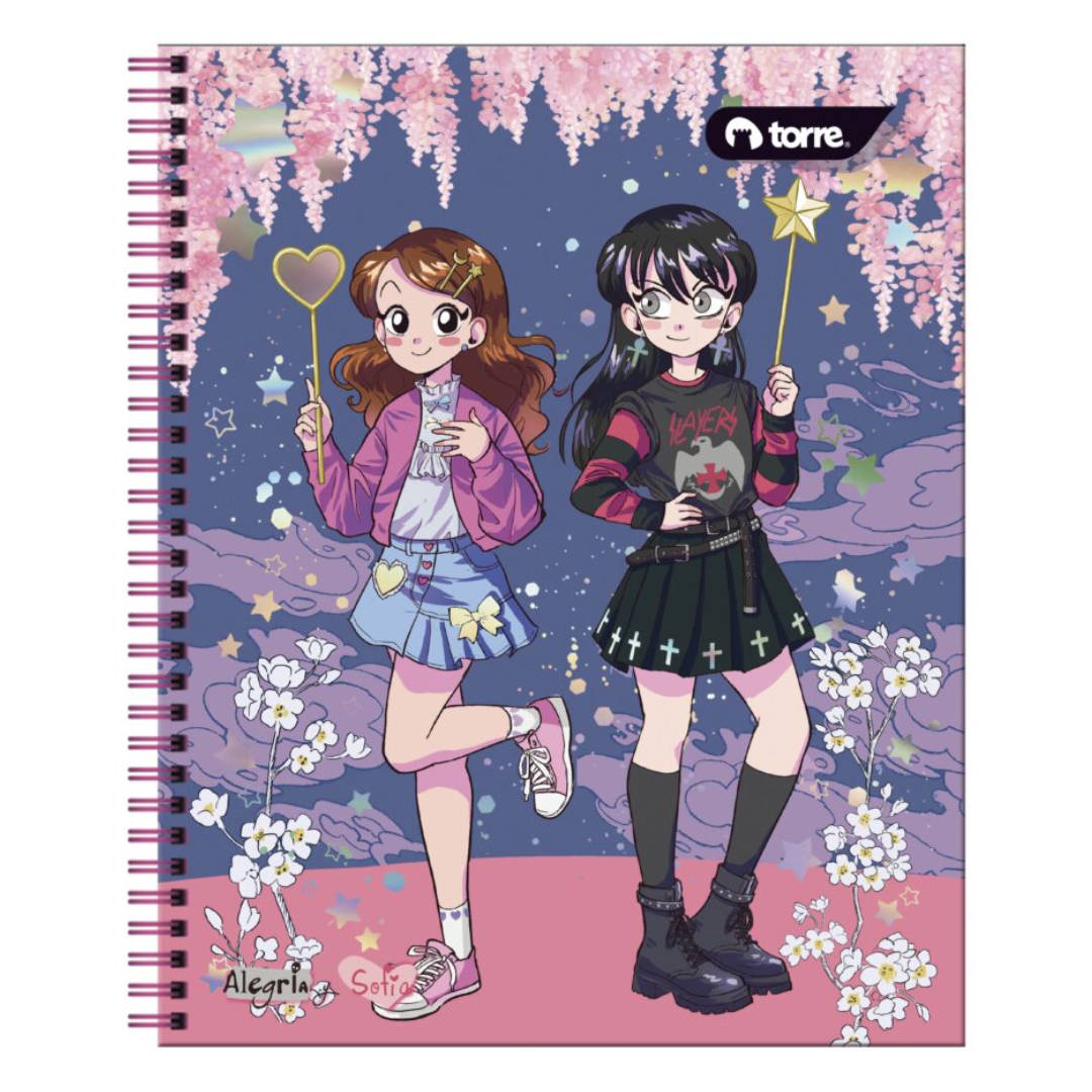 Pack 10 cuadernos Alegrìa y Sofìa Torre 100H 7mm