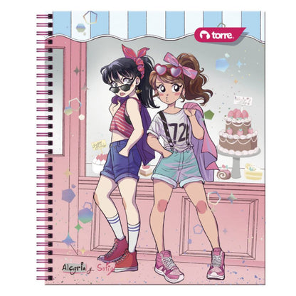 Pack 10 cuadernos Alegrìa y Sofìa Torre 100H 7mm