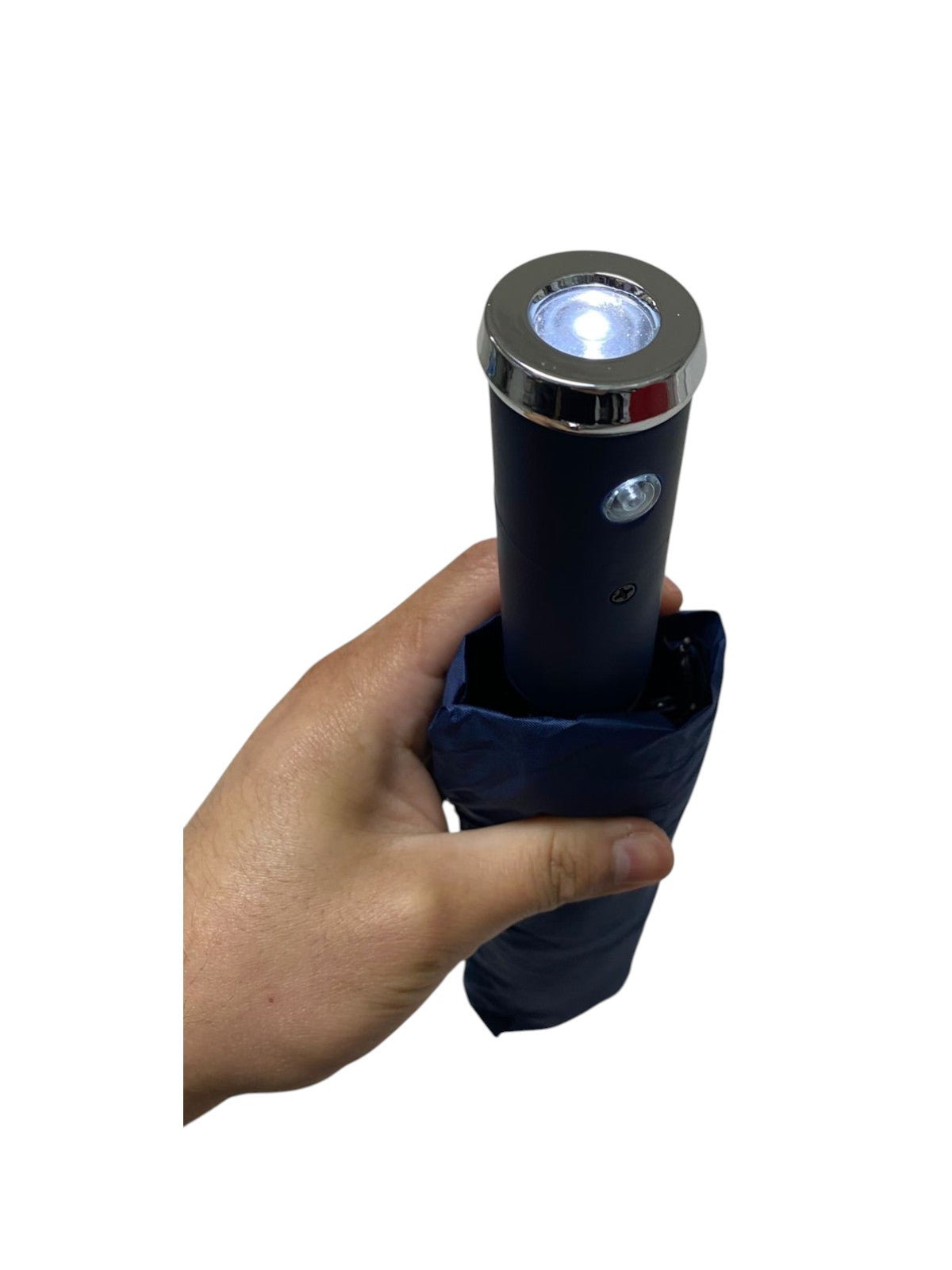 Paraguas Plegable Automático Uv Con Linterna