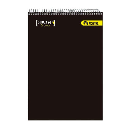 Croquera Oficio Black and Colors 100 Hojas Torre