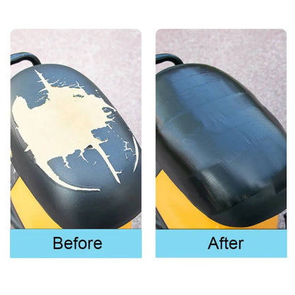 Cinta Adhesiva De Reparación De Muebles De Cuero Negro