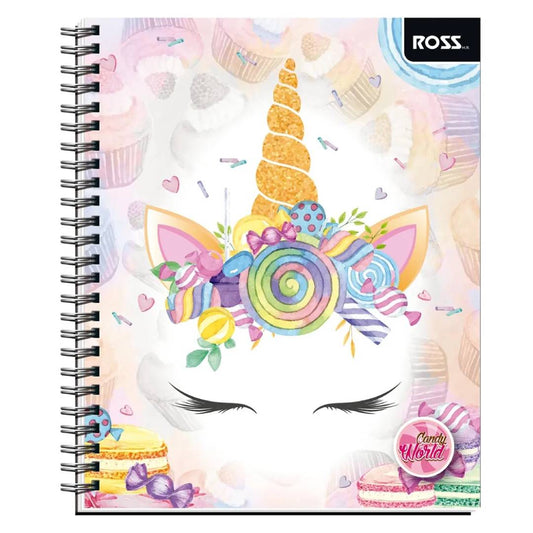 Pack 10 cuadernos ROSS Candy World 100H 7mm