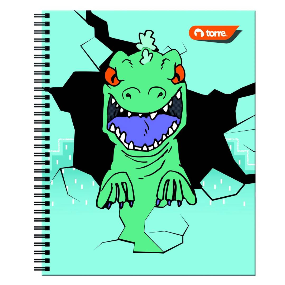 Pack 10 cuadernos Dino World Torre 100H 7mm