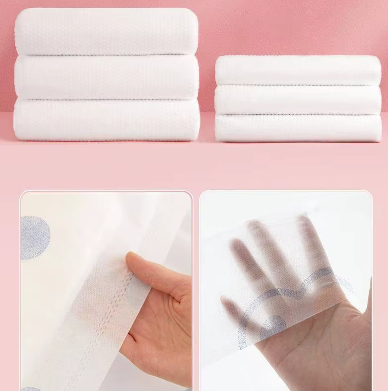Sábana desechable gruesa de 3/4 piezas, juego de cama portátil no tejido a prueba de suciedad, sábanas aislantes para Hotel de viaje