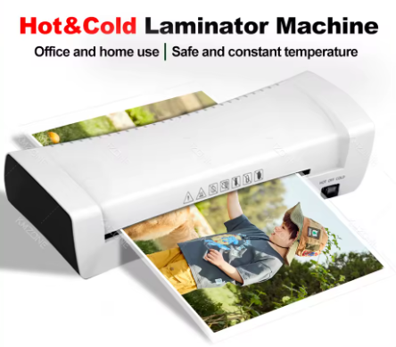 Máquina laminadora SL200, máquina laminadora en frío y caliente, dos rodillos, tamaño A4, laminadora para fotos, tarjetas de crédito, hogar y oficina