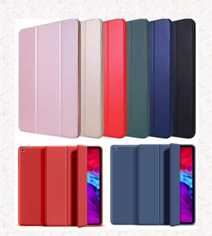 Funda 3Pliegue protectora de cuero PU con soporte magnético