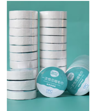 Toallas comprimidas para viaje, toalla de secado rápido, desechable para viaje, toalla de tela lavable para Hotel, servilleta, toallita para viajes al aire libre