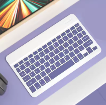 Teclado inalámbrico Bluetooth Mini teclado para ordenador portátil tableta teléfono Ipad Xiaomi teclado para juegos recargable Android iOS Windows