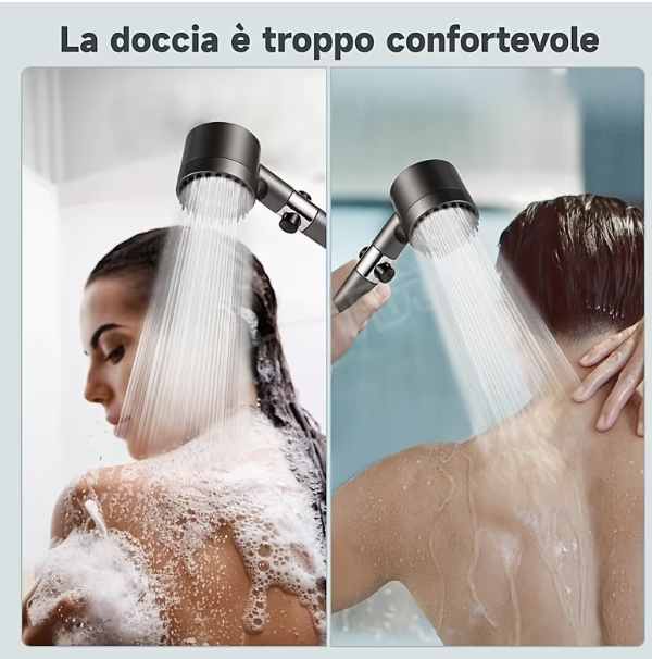 Multi-Functional Wall-Mounted Handheld Showerhead