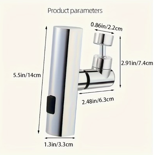 3-in-1 360° Rotating Waterfall