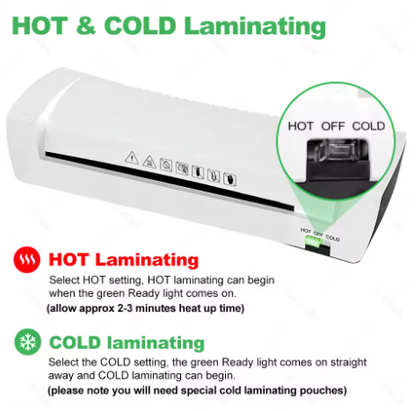 Máquina laminadora SL200, máquina laminadora en frío y caliente, dos rodillos, tamaño A4, laminadora para fotos, tarjetas de crédito, hogar y oficina