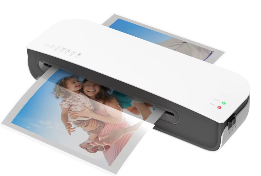 Máquina laminadora de escritorio SL289, tamaño A4, sistema de laminación en frío y caliente, 2 rodillos, 9 pulgadas de ancho máximo para A4/A5/A6/4R/3R/2R