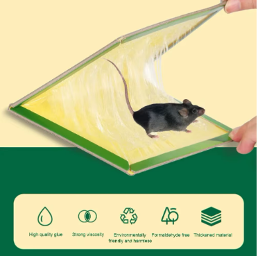Tablero Adhesivo para Ratones, Pegamento para Ratones, Trampa para Ratones