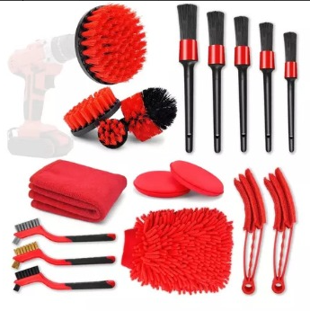 Kit 18piezas limpieza de auto