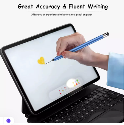 Bolígrafo para tableta, lápiz Universal CON LUZ, lápiz capacitivo, doble cabezal de silicona para iPad, Android, Samsung, Huawei, Lenovo, teléfono inteligente