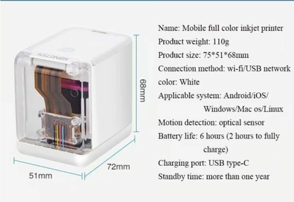 Mini impresora portátil a Color
