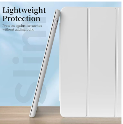 Funda 3Pliegue protectora de cuero PU con soporte magnético