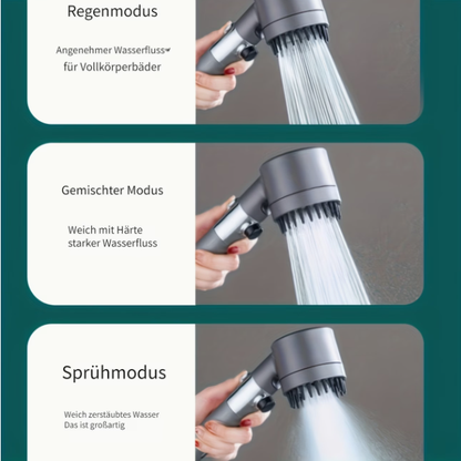 Multi-Functional Wall-Mounted Handheld Showerhead