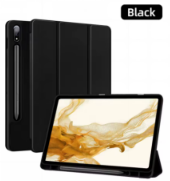 Funda 3Pliegue protectora de cuero PU con soporte magnético