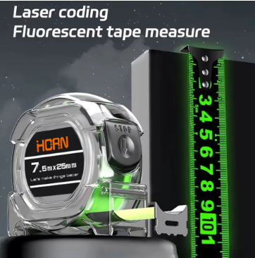 Cinta métrica fluorescente de 7.5metro