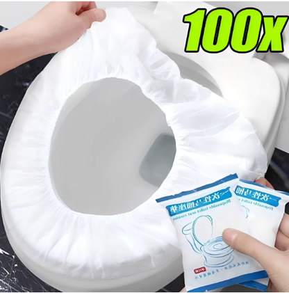 ￼ Funda desechable para asiento de inodoro 10UNS/PK