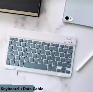 Teclado inalámbrico Bluetooth Mini teclado para ordenador portátil tableta teléfono Ipad Xiaomi teclado para juegos recargable Android iOS Windows