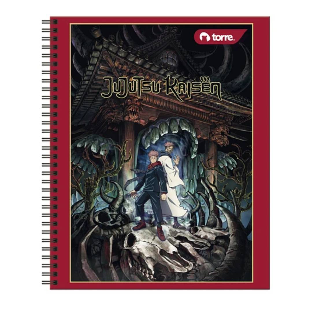 Pack 10 cuadernos Jujutsu Kaisen Torre 100H 7mm