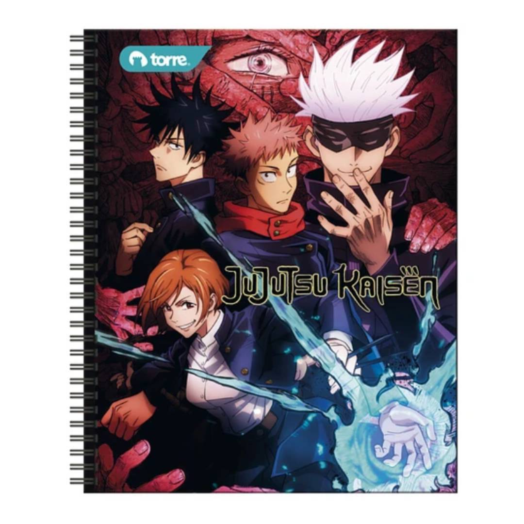 Pack 10 cuadernos Jujutsu Kaisen Torre 100H 7mm
