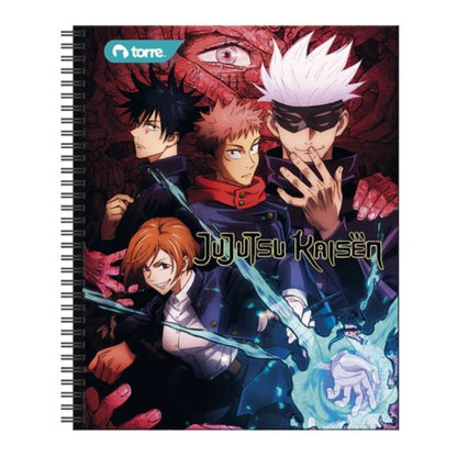 Pack 10 cuadernos Jujutsu Kaisen Torre 100H 7mm