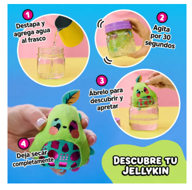 Magic Jellykins Peluche Sorpresa Con Transformacion Magica