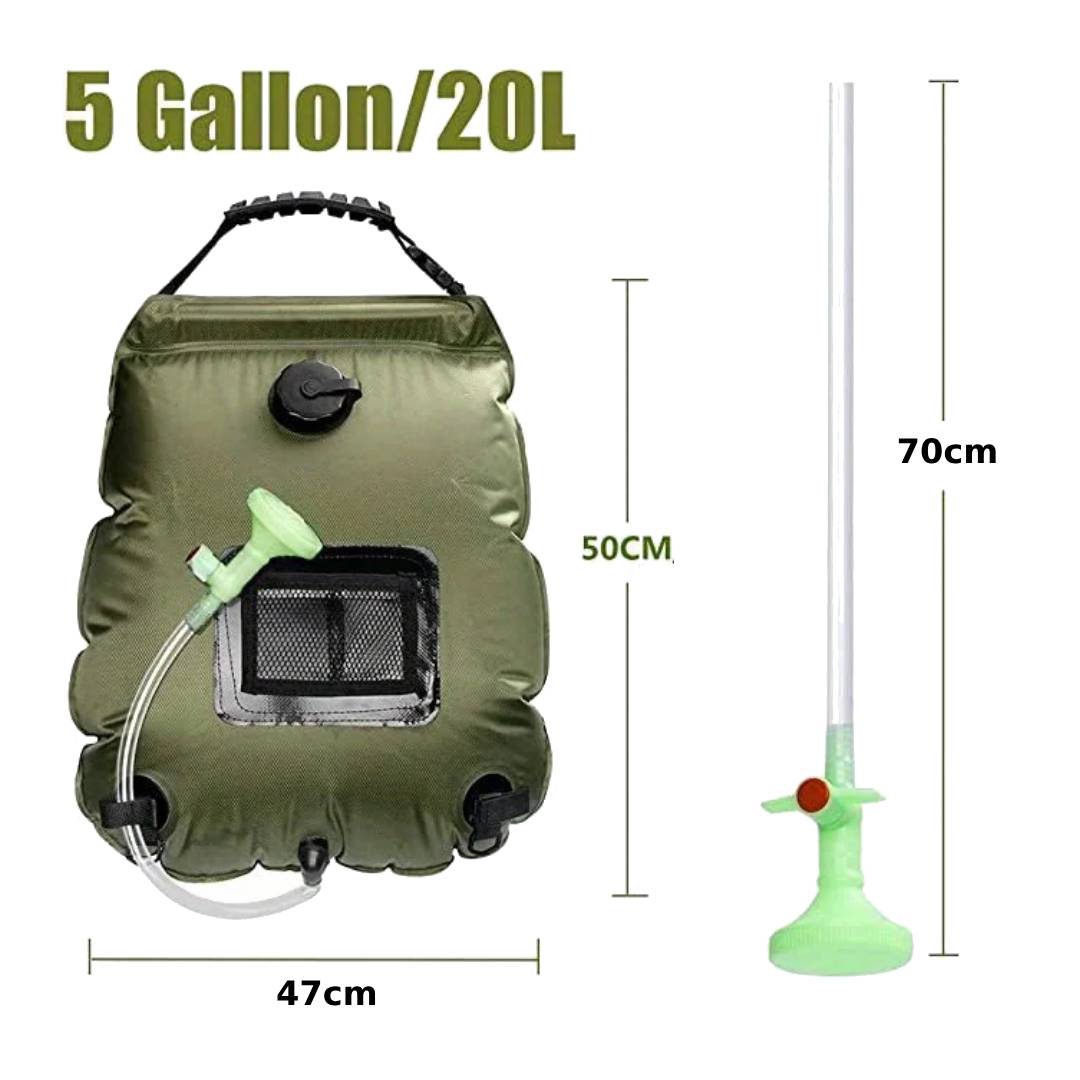 Ducha Portátil Solar Para Camping 20 Litros