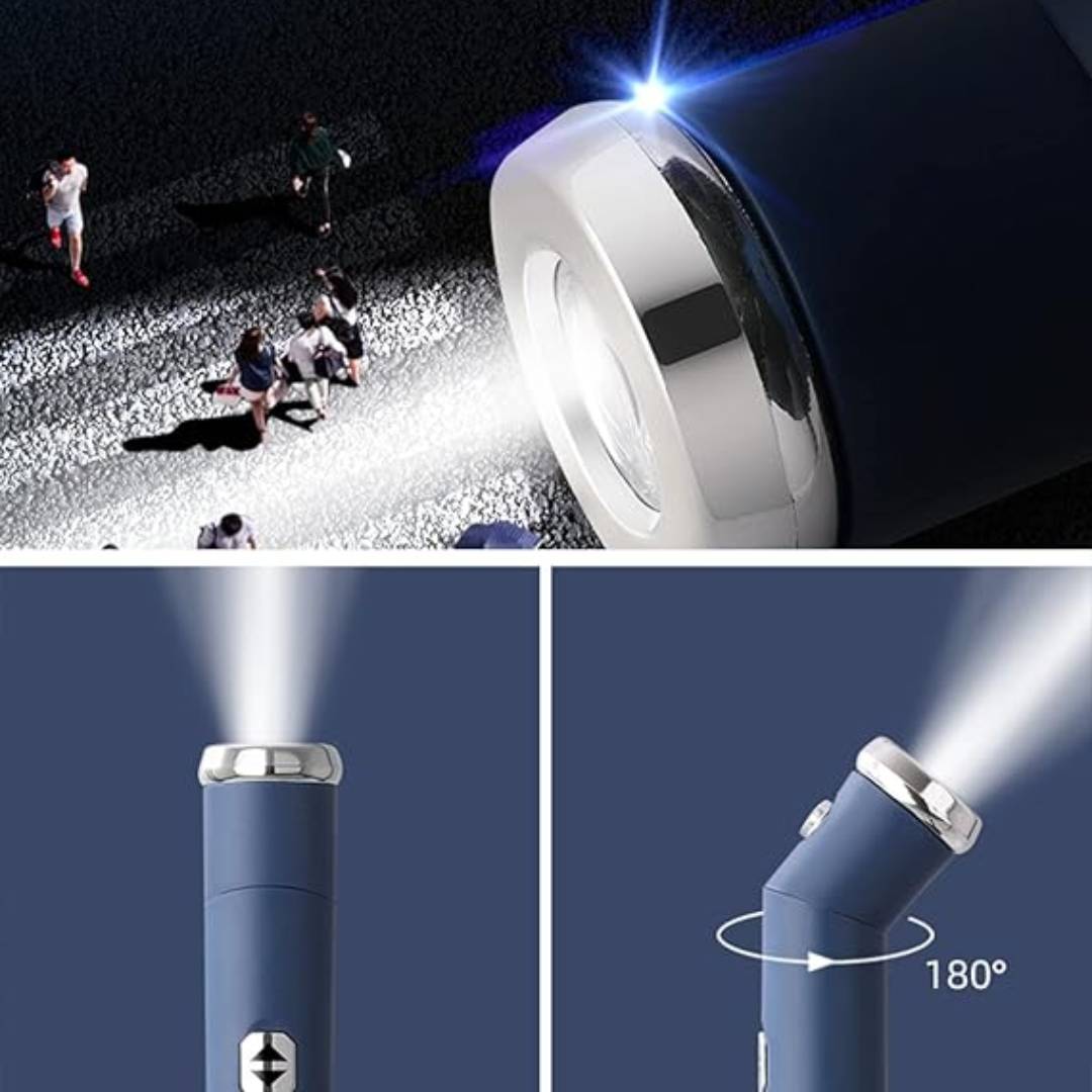 Paraguas Plegable Automático Uv Con Linterna