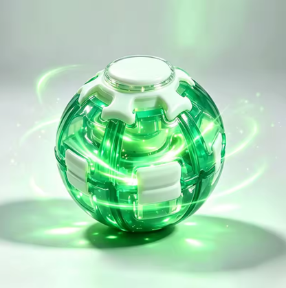 Bolas Antiestrés LED Mágicas de Presionar y Girar